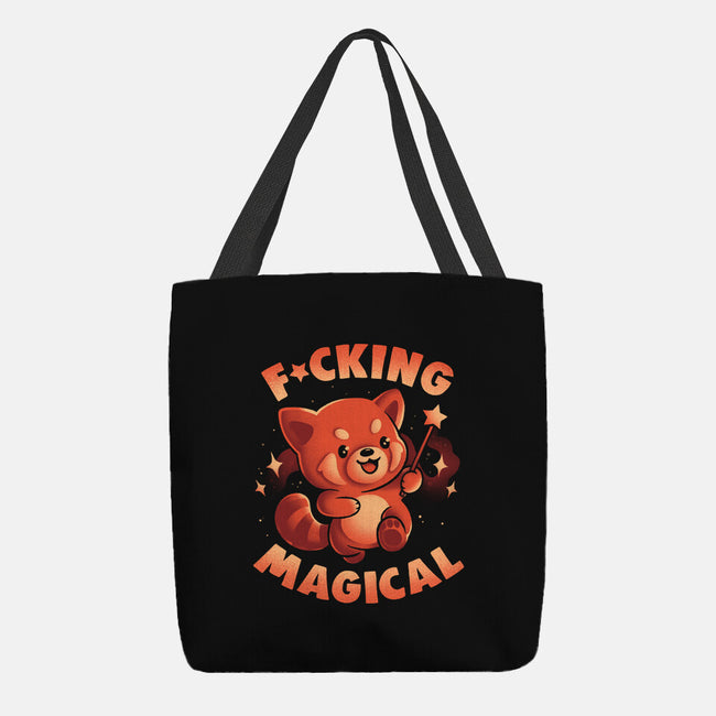 Red Panda Magic-None-Basic Tote-Bag-eduely