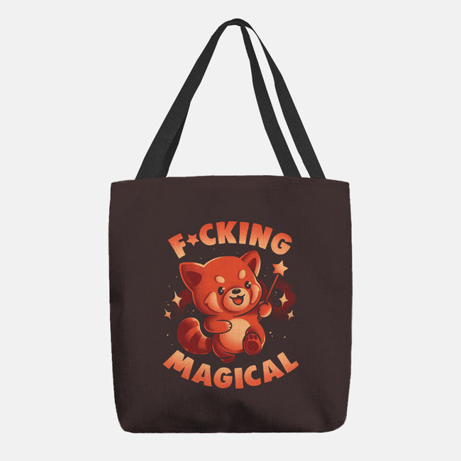 Red Panda Magic-None-Basic Tote-Bag-eduely