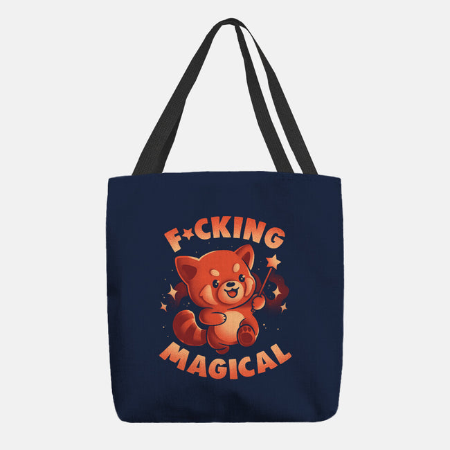 Red Panda Magic-None-Basic Tote-Bag-eduely