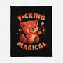 Red Panda Magic-None-Fleece-Blanket-eduely