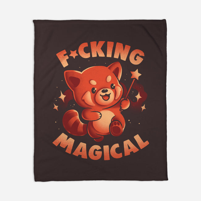 Red Panda Magic-None-Fleece-Blanket-eduely