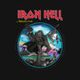 Iron Hell-Womens-V-Neck-Tee-rocketman_art