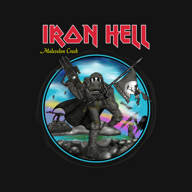 Iron Hell-Baby-Basic-Onesie-rocketman_art