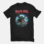 Iron Hell-Womens-Fitted-Tee-rocketman_art