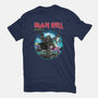 Iron Hell-Womens-Basic-Tee-rocketman_art