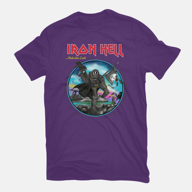 Iron Hell-Womens-Fitted-Tee-rocketman_art