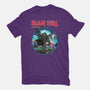 Iron Hell-Womens-Basic-Tee-rocketman_art