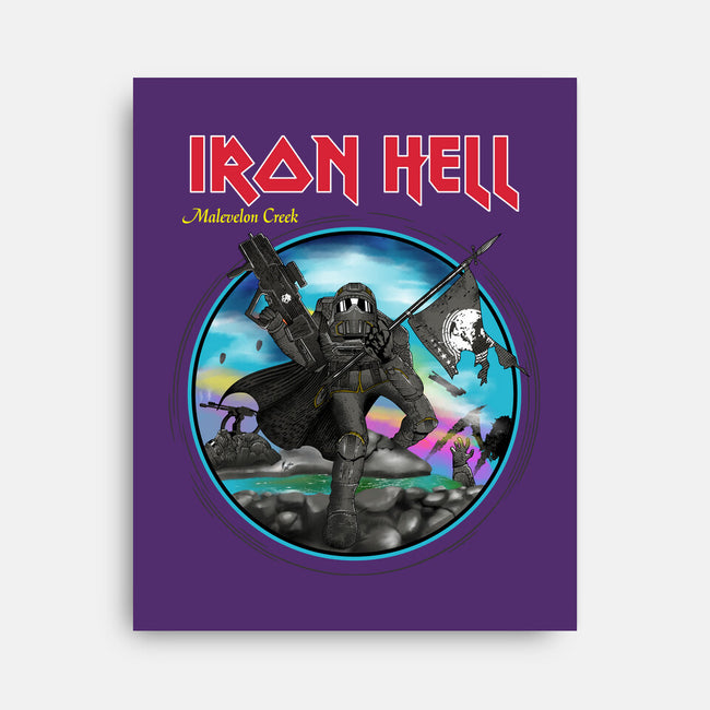 Iron Hell-None-Stretched-Canvas-rocketman_art