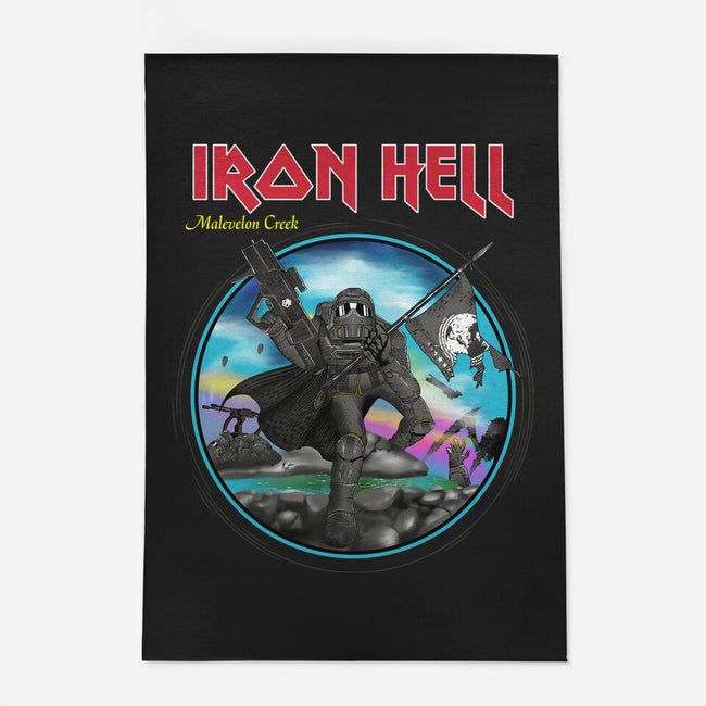 Iron Hell-None-Indoor-Rug-rocketman_art