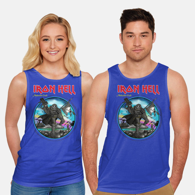 Iron Hell-Unisex-Basic-Tank-rocketman_art