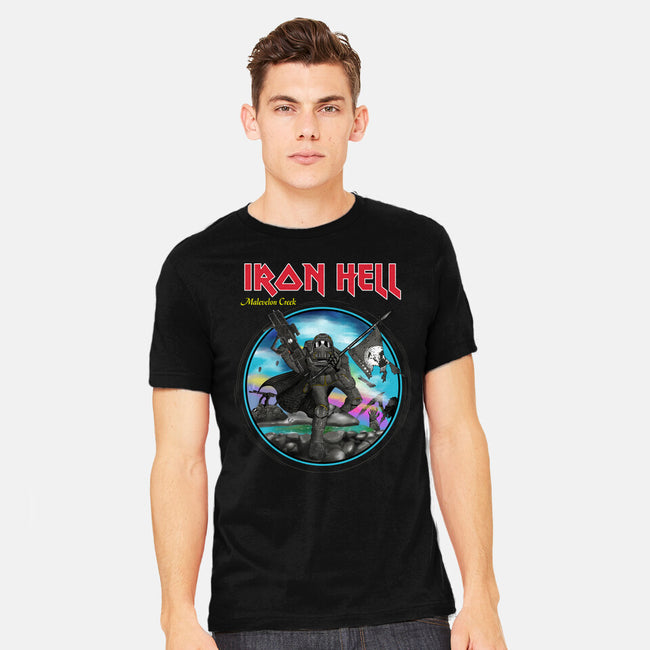 Iron Hell-Mens-Heavyweight-Tee-rocketman_art