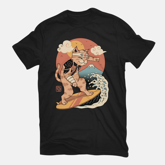 Meowster Surfer-Mens-Premium-Tee-vp021