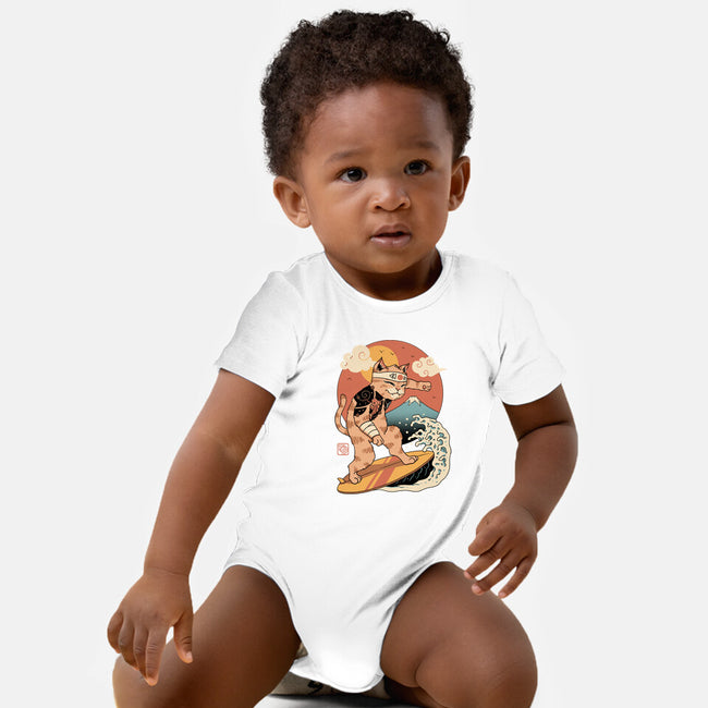 Meowster Surfer-Baby-Basic-Onesie-vp021