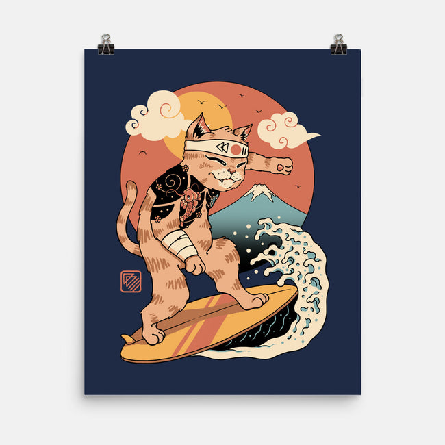 Meowster Surfer-None-Matte-Poster-vp021