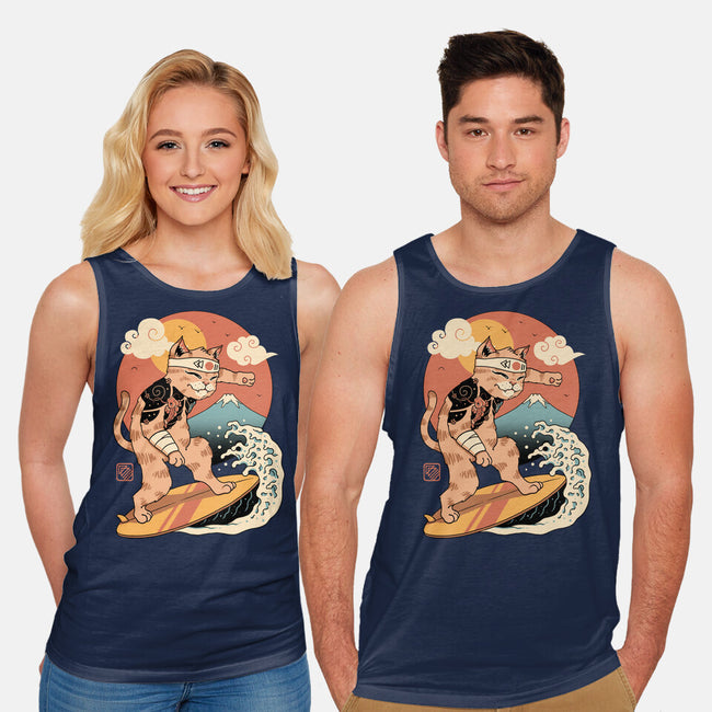 Meowster Surfer-Unisex-Basic-Tank-vp021