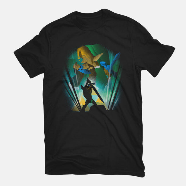 The Hero Of Time-Mens-Basic-Tee-Donnie