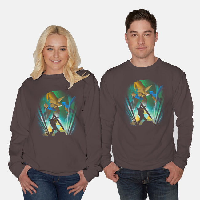 The Hero Of Time-Unisex-Crew Neck-Sweatshirt-Donnie