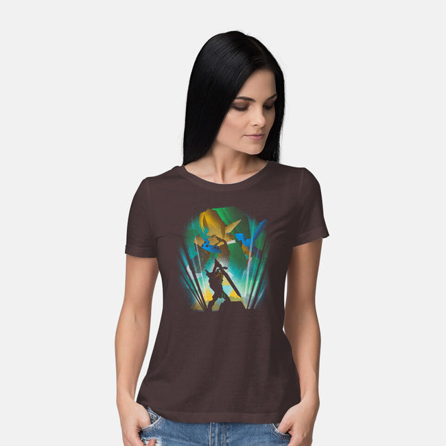 The Hero Of Time-Womens-Basic-Tee-Donnie