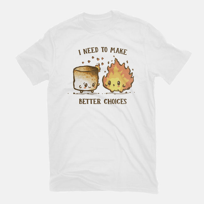 I Need To Make Better Choices-Womens-Fitted-Tee-kg07