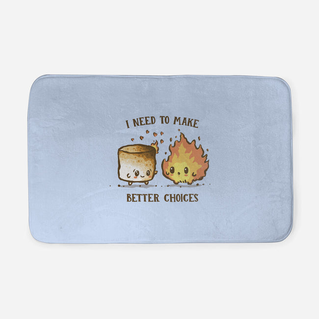 I Need To Make Better Choices-None-Memory Foam-Bath Mat-kg07