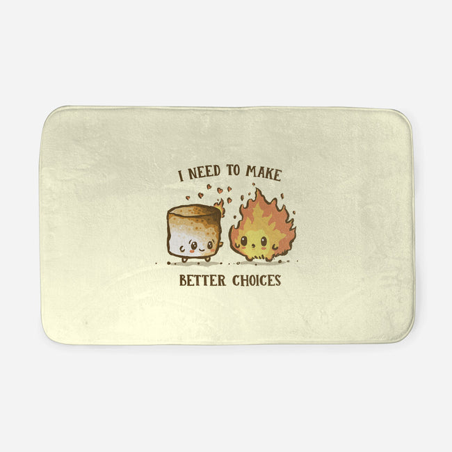 I Need To Make Better Choices-None-Memory Foam-Bath Mat-kg07