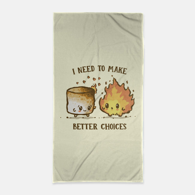 I Need To Make Better Choices-None-Beach-Towel-kg07