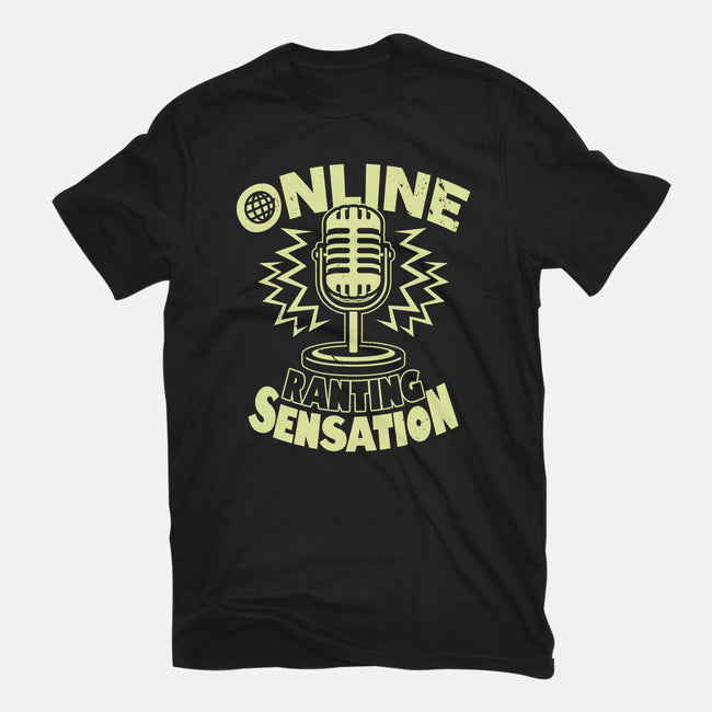 Online Ranting Sensation-Womens-Fitted-Tee-Boggs Nicolas