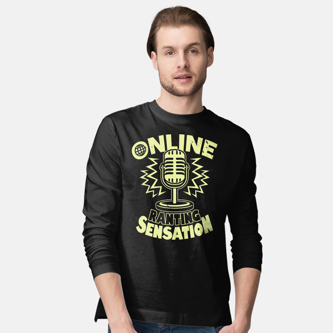 Online Ranting Sensation-Mens-Long Sleeved-Tee-Boggs Nicolas