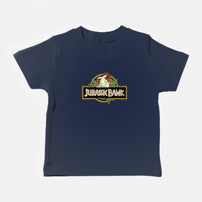 Jurassic Chicken-Baby-Basic-Tee-tobefonseca