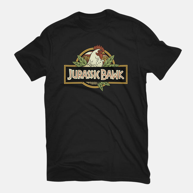 Jurassic Chicken-Mens-Basic-Tee-tobefonseca