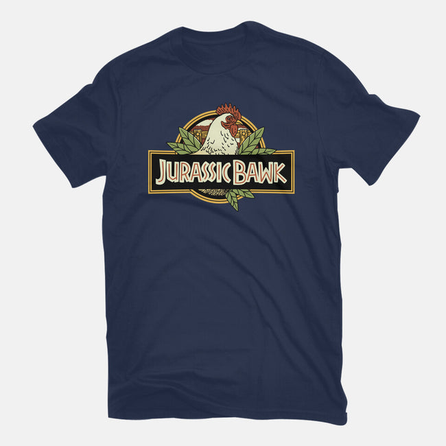 Jurassic Chicken-Womens-Basic-Tee-tobefonseca