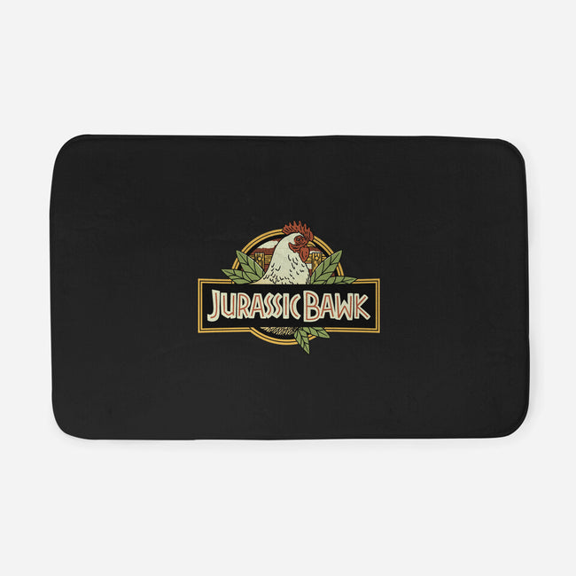 Jurassic Chicken-None-Memory Foam-Bath Mat-tobefonseca