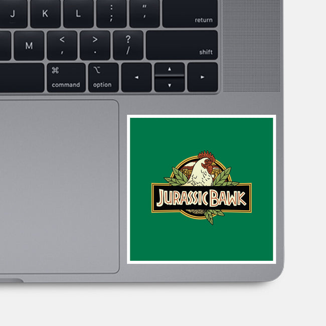 Jurassic Chicken-None-Glossy-Sticker-tobefonseca