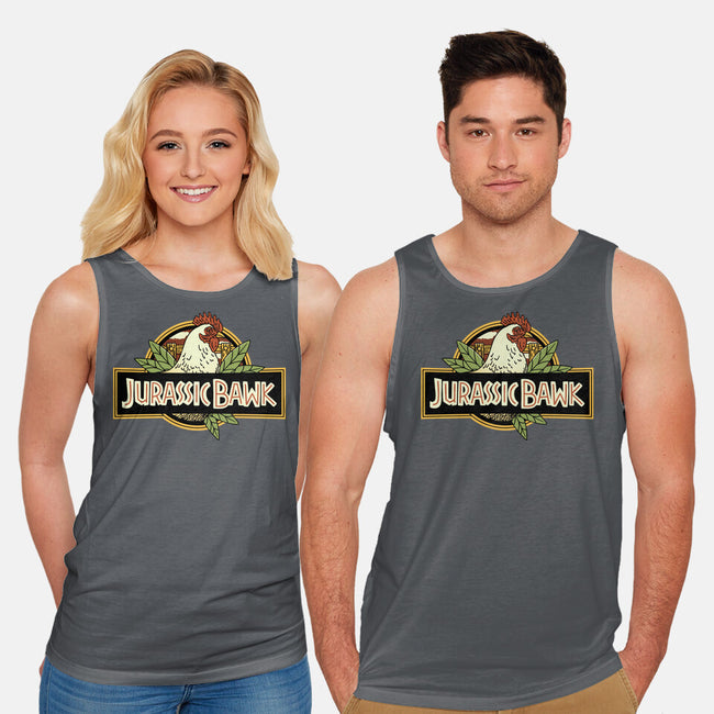 Jurassic Chicken-Unisex-Basic-Tank-tobefonseca