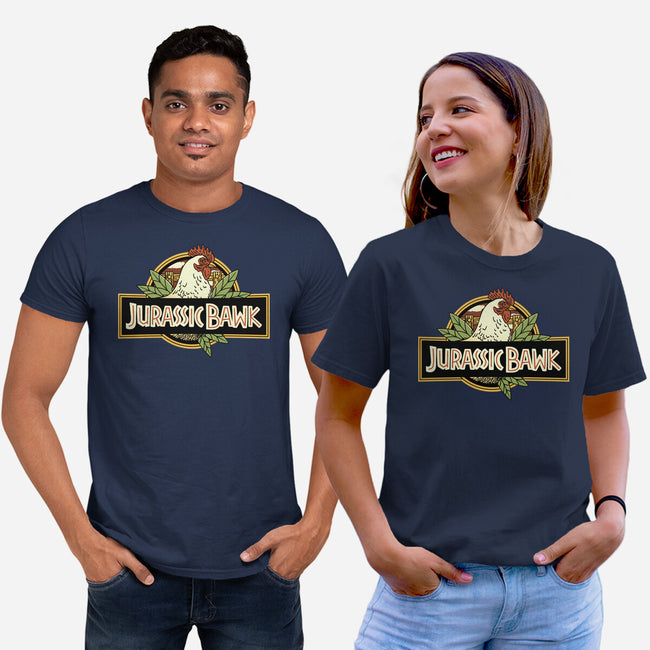 Jurassic Chicken-Unisex-Basic-Tee-tobefonseca