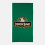 Jurassic Chicken-None-Beach-Towel-tobefonseca