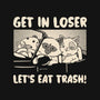 Let's Eat Trash-None-Removable Cover-Throw Pillow-tobefonseca