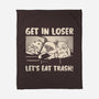 Let's Eat Trash-None-Fleece-Blanket-tobefonseca