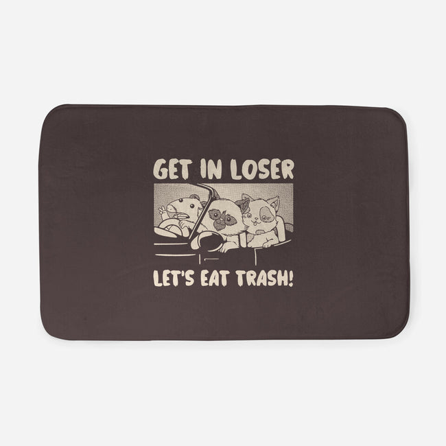 Let's Eat Trash-None-Memory Foam-Bath Mat-tobefonseca