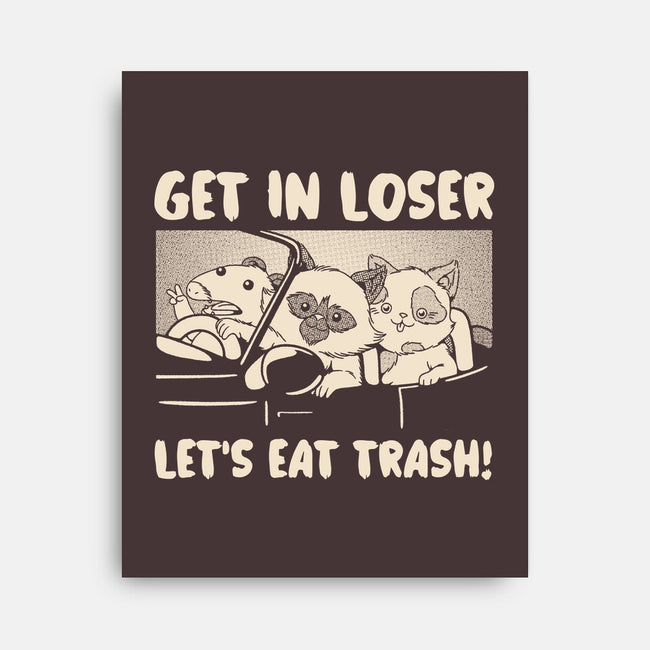 Let's Eat Trash-None-Stretched-Canvas-tobefonseca