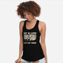 Let's Eat Trash-Womens-Racerback-Tank-tobefonseca