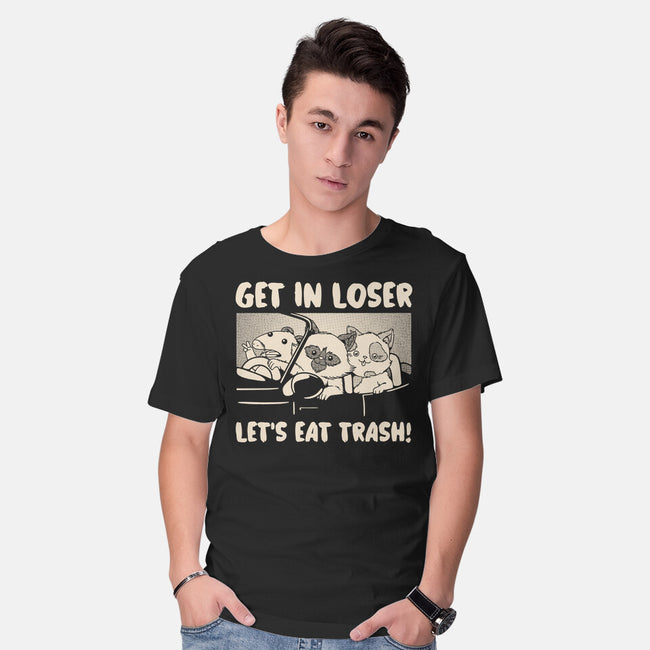 Let's Eat Trash-Mens-Basic-Tee-tobefonseca