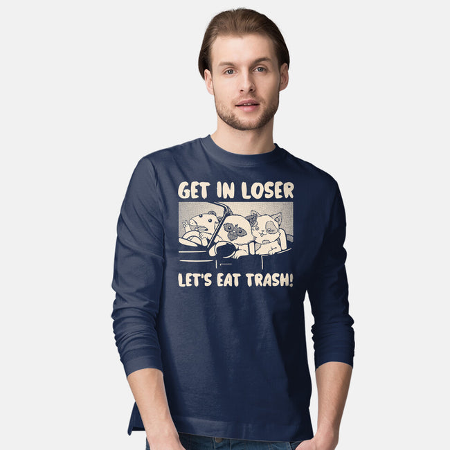 Let's Eat Trash-Mens-Long Sleeved-Tee-tobefonseca