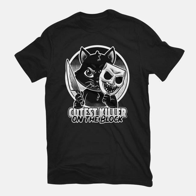 Cute Cat Killer-Mens-Basic-Tee-Studio Mootant