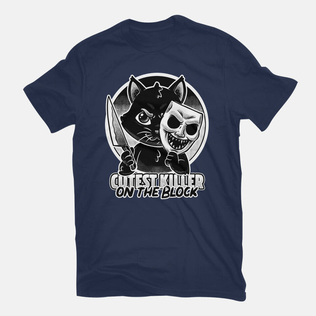 Cute Cat Killer-Womens-Fitted-Tee-Studio Mootant