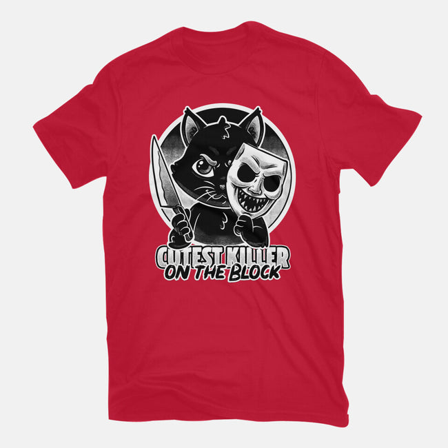 Cute Cat Killer-Womens-Fitted-Tee-Studio Mootant