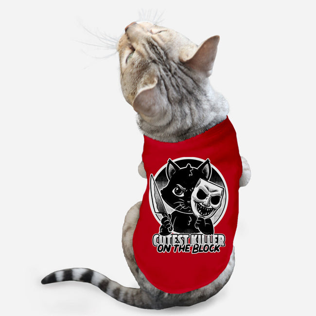 Cute Cat Killer-Cat-Basic-Pet Tank-Studio Mootant