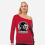 Cute Cat Killer-Womens-Off Shoulder-Sweatshirt-Studio Mootant