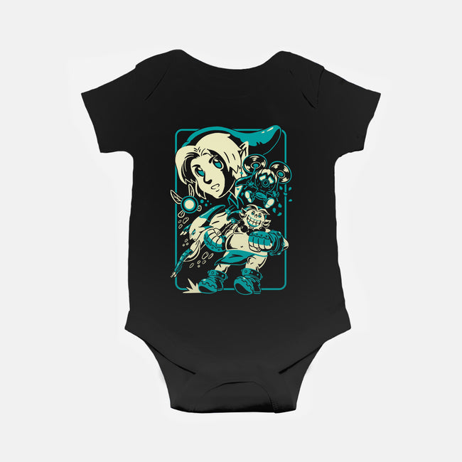 Legendary Shapeshifter-Baby-Basic-Onesie-Henrique Torres