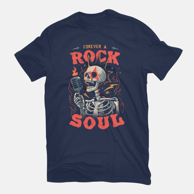 Forever A Rock Soul-Unisex-Basic-Tee-eduely